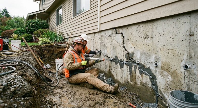 Basement Foundation Repair in Haddonfield, NJ