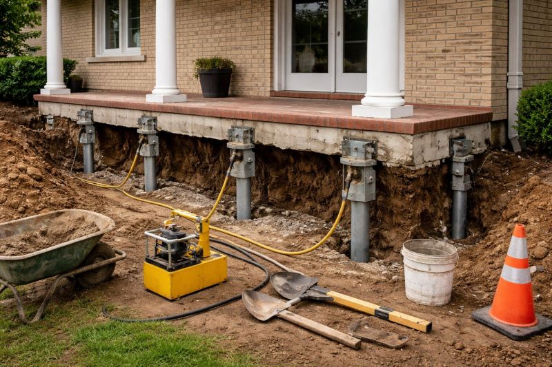 Basement Stabilization in Delaware County, PA