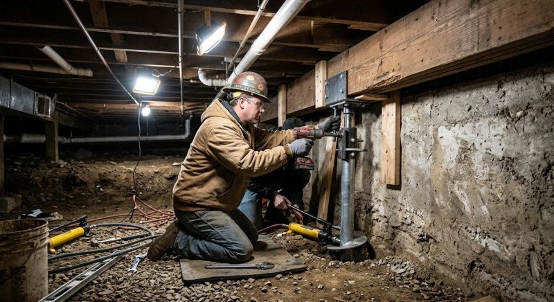 Basement Underpinning in Delaware County, PA