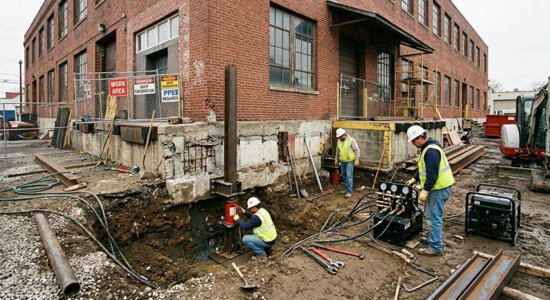 Building Foundation Repair in Bear, DE