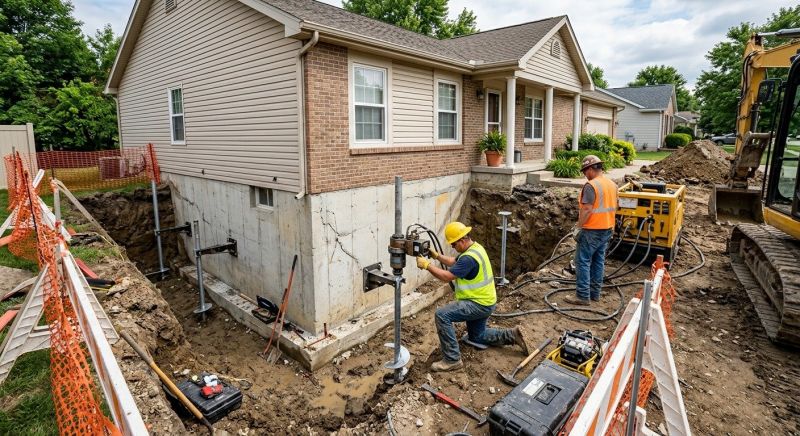 Building Foundation Repair in Bear, DE