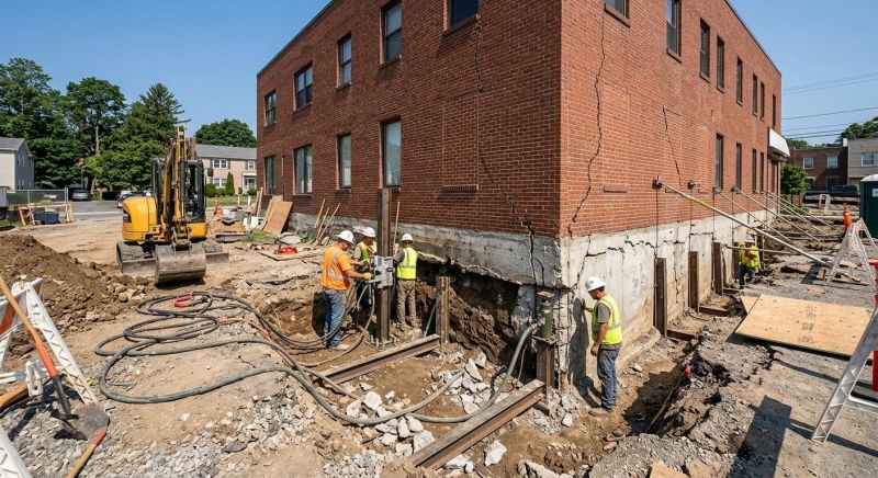 Building Foundation Repair in Delaware City, DE
