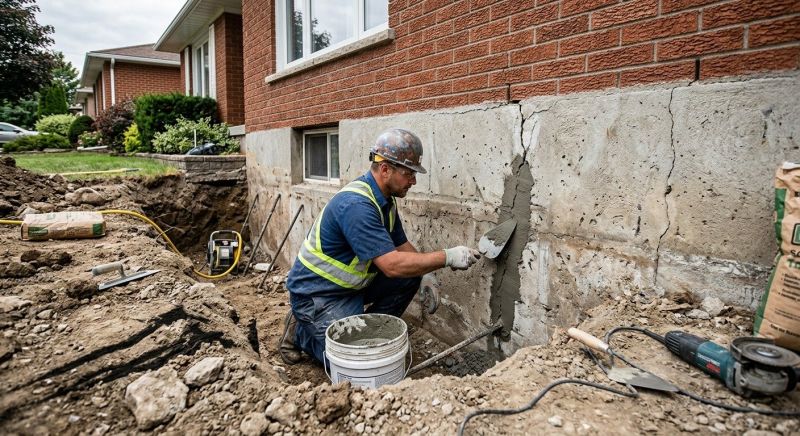 Concrete Foundation Repair in Haddonfield, NJ