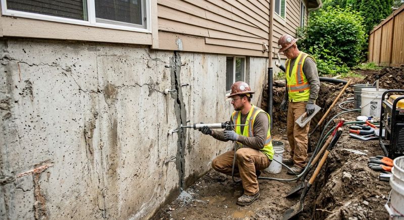 Cracked Foundation Repair in Downingtown, PA