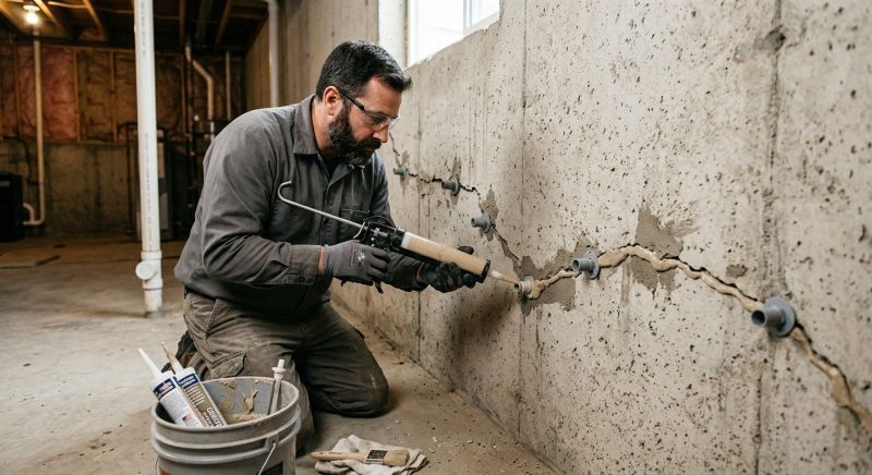 Cracked Foundation Repair in New Castle County, DE