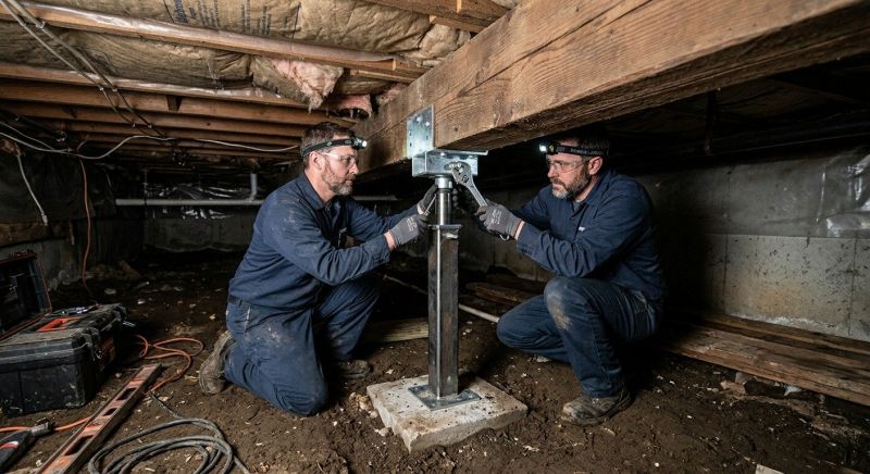 Crawl Space Leveling in Delaware County, PA