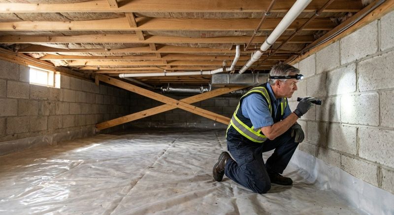 Crawl Space Leveling in Delaware County, PA