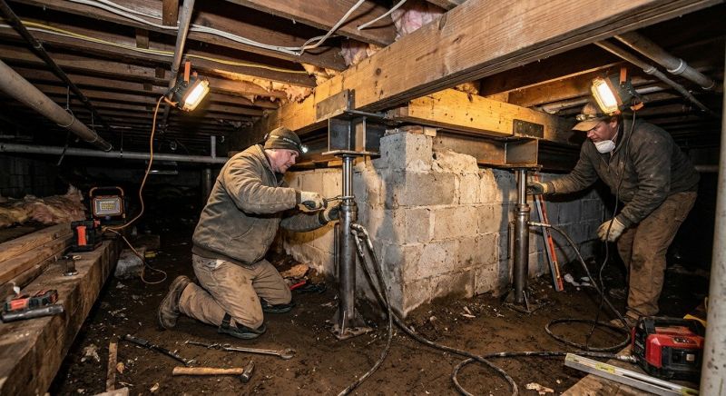 Crawlspace Foundation Repair in Elkins Park, PA