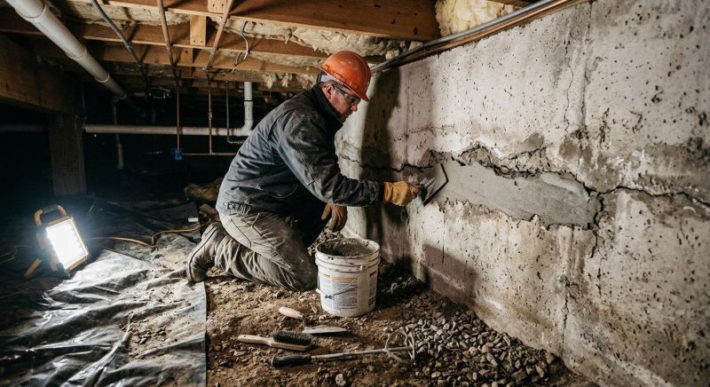 Crawlspace Foundation Repair in Exton, PA