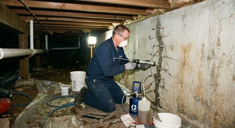 Crawlspace Foundation Repair in Delaware County, PA
