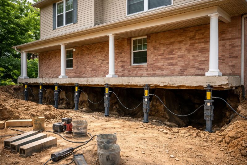 Foundation Jacking in Bryn Mawr, PA
