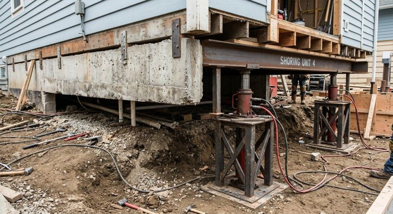 Foundation Jacking in Chester, PA