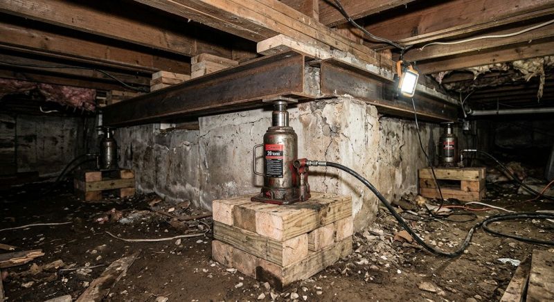 Foundation Jacking in Exton, PA