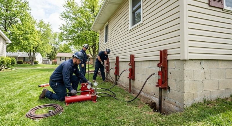 Foundation Jacking in Glen Mills, PA