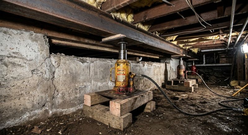 Foundation Jacking in Marcus Hook, PA