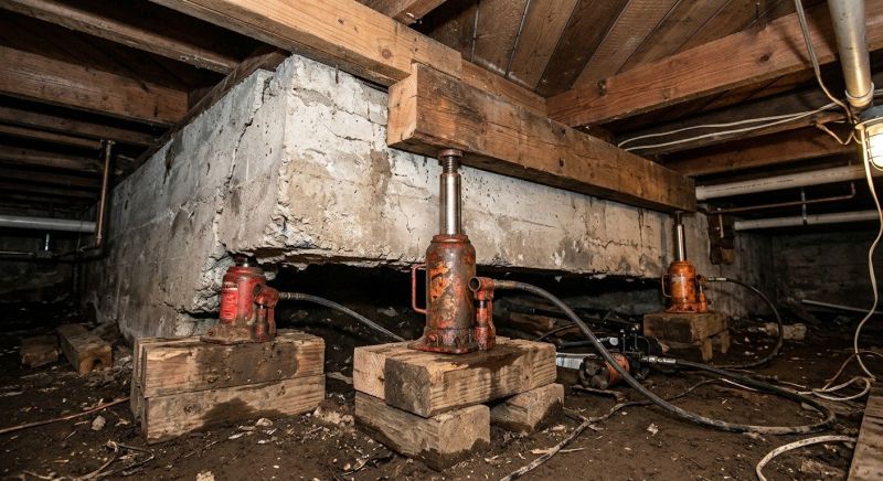 Foundation Jacking in Media, PA
