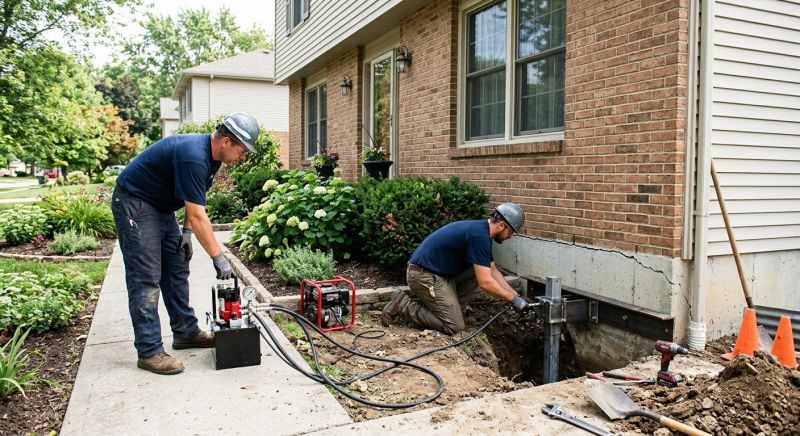 Foundation Jacking in New Castle County, DE
