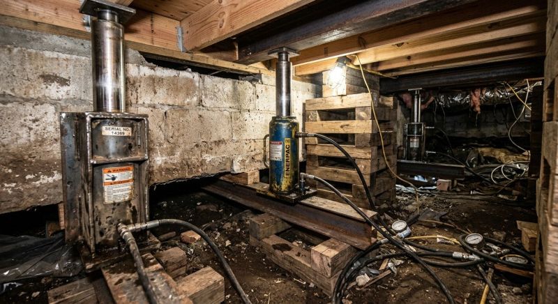 Foundation Jacking in Newark, DE