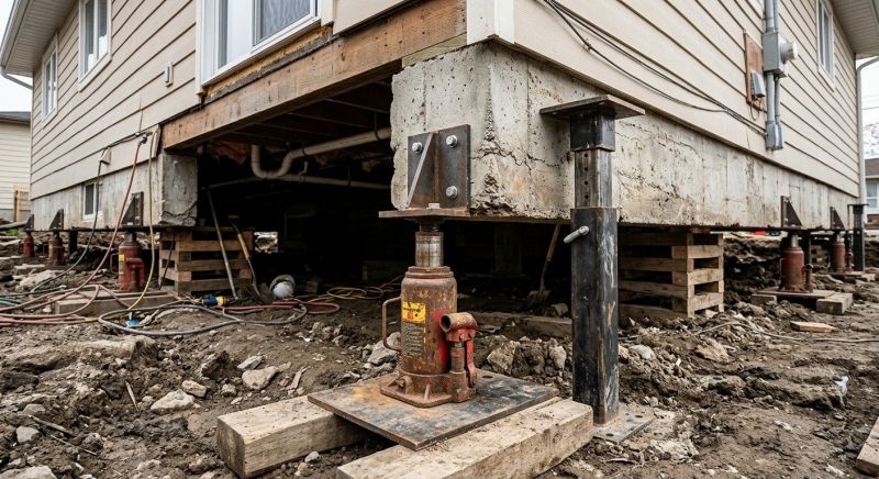 Foundation Lifting in Havertown, PA