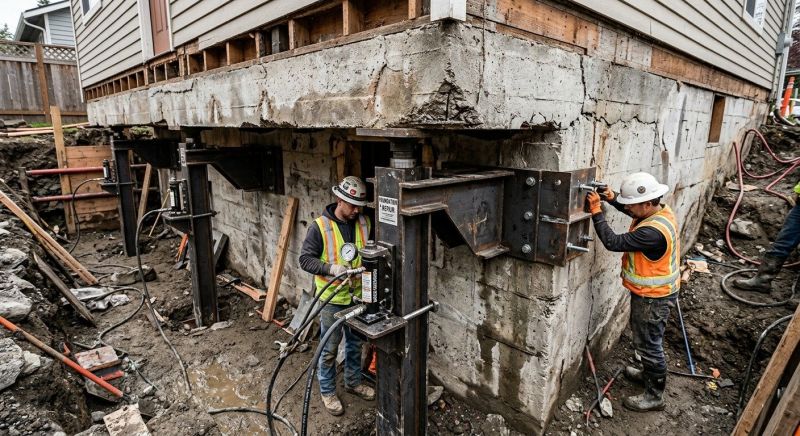 Foundation Lifting in Malvern, PA
