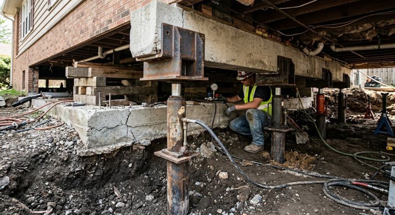 Foundation Lifting in Newtown Square, PA