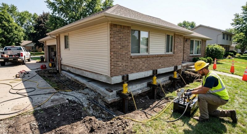 Foundation Lifting in Pennsville, NJ