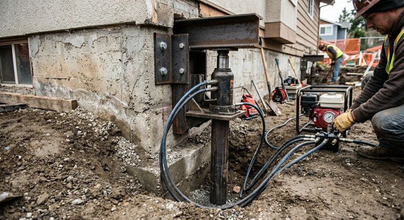 Foundation Lifting in Wayne, PA
