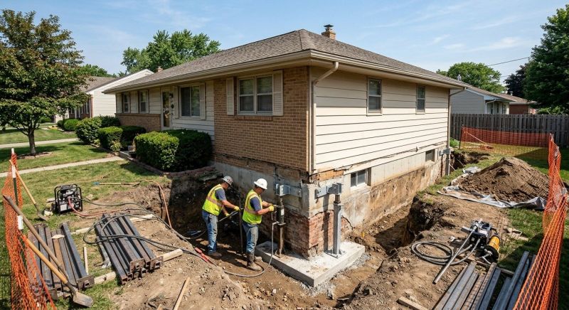 Foundation Renovation in Delaware County, PA