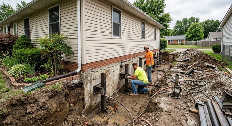 Foundation Stabilizing in Cheltenham, PA
