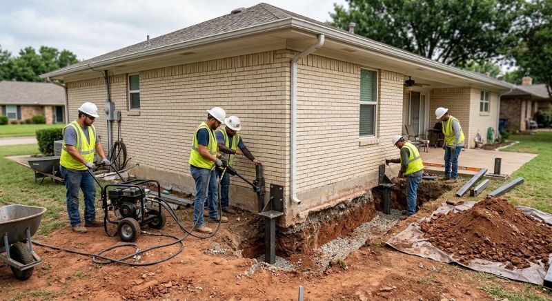 Foundation Stabilizing in Wynnewood, PA