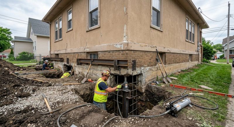 Foundation Underpinning in Delaware County, PA