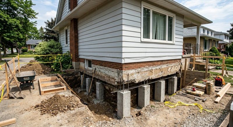 Foundation Underpinning in Delaware County, PA