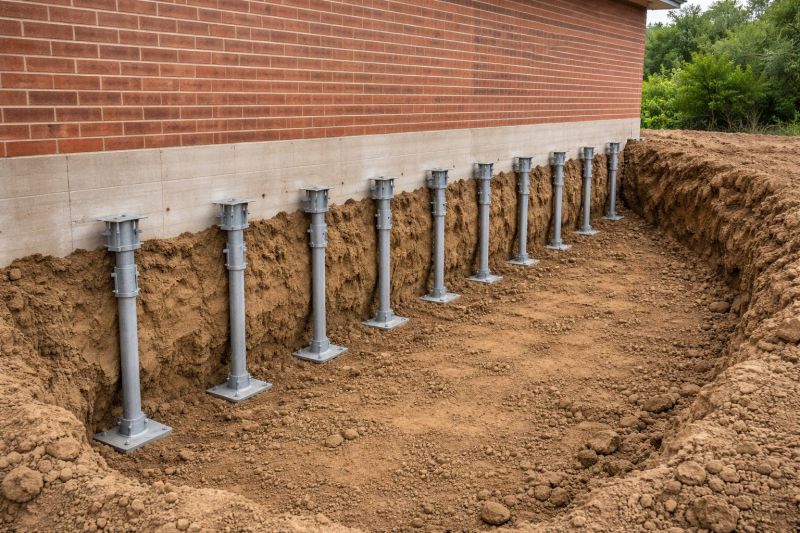 Helical Piers Installation in Delaware County, PA