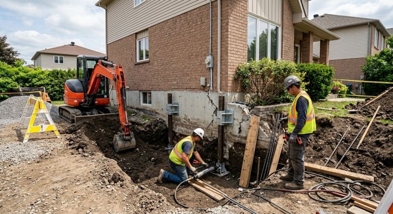 House Foundation Repair in Glen Mills, PA
