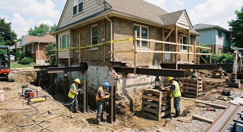 House Foundation Repair in Malvern, PA
