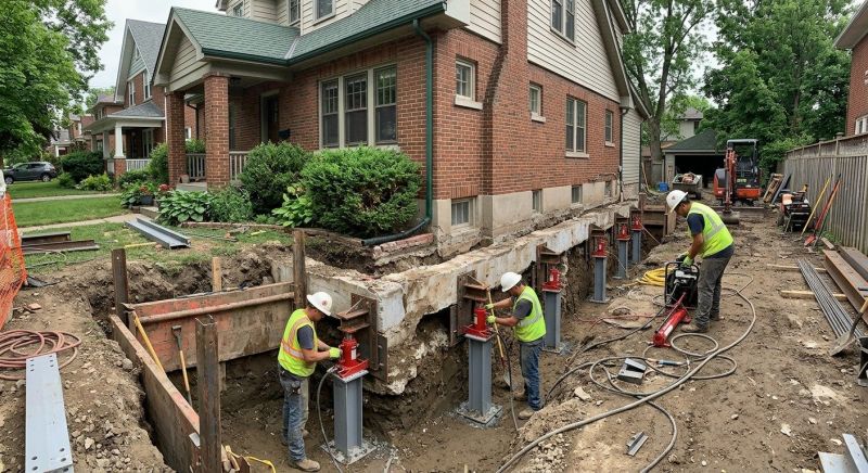 House Underpinning in Delaware County, PA