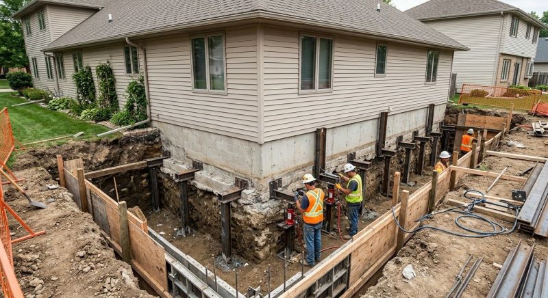 House Underpinning in Delaware County, PA