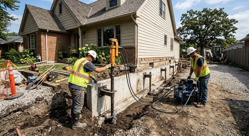 House Underpinning in Delaware County, PA