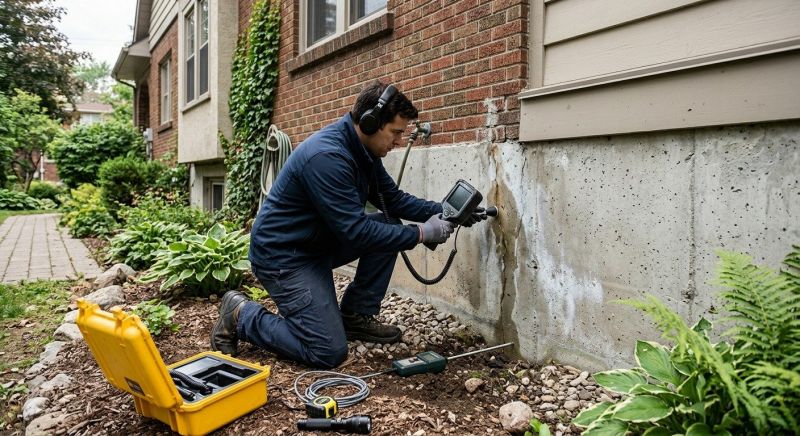 Leaking Foundation Repair in Delaware County, PA