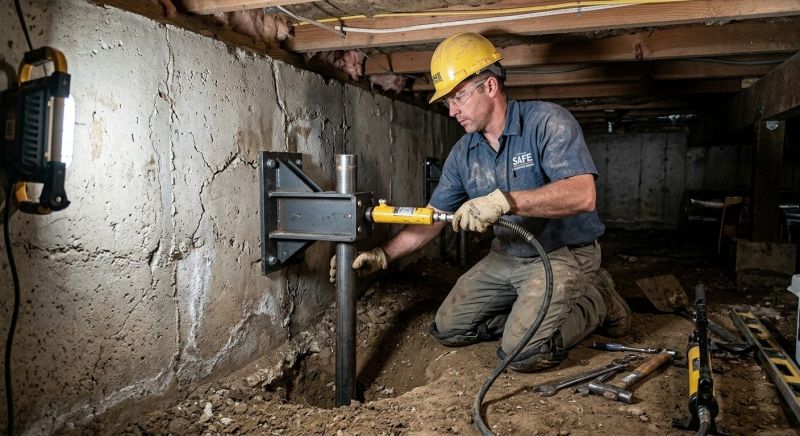 Settling Foundation Service in Havertown, PA