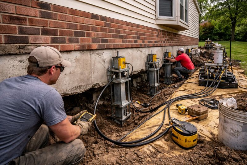 Settling Foundation Service in Lansdowne, PA