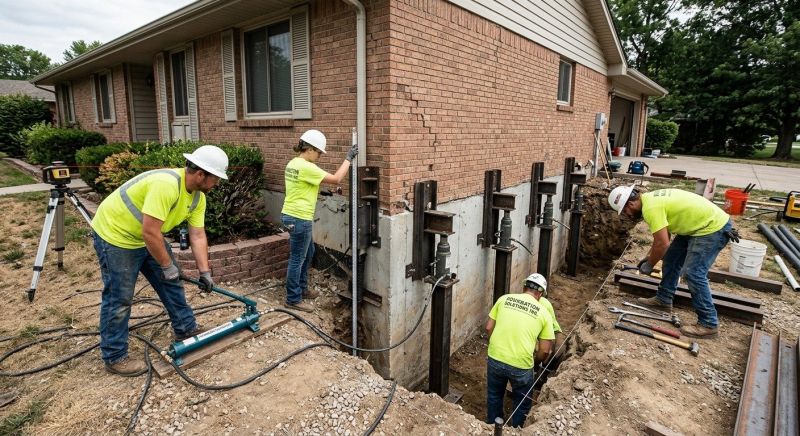 Settling Foundation Service in Delaware County, PA