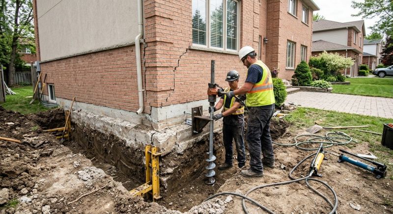 Sinking Foundation Repair in Gloucester County, NJ