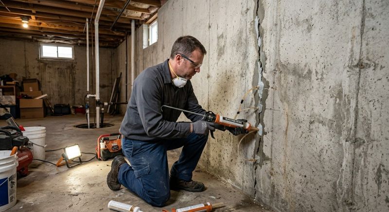 Structural Crack Repair in Delaware County, PA