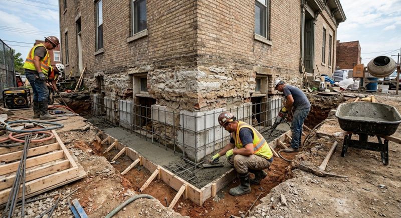 Structural Underpinning in Delaware County, PA